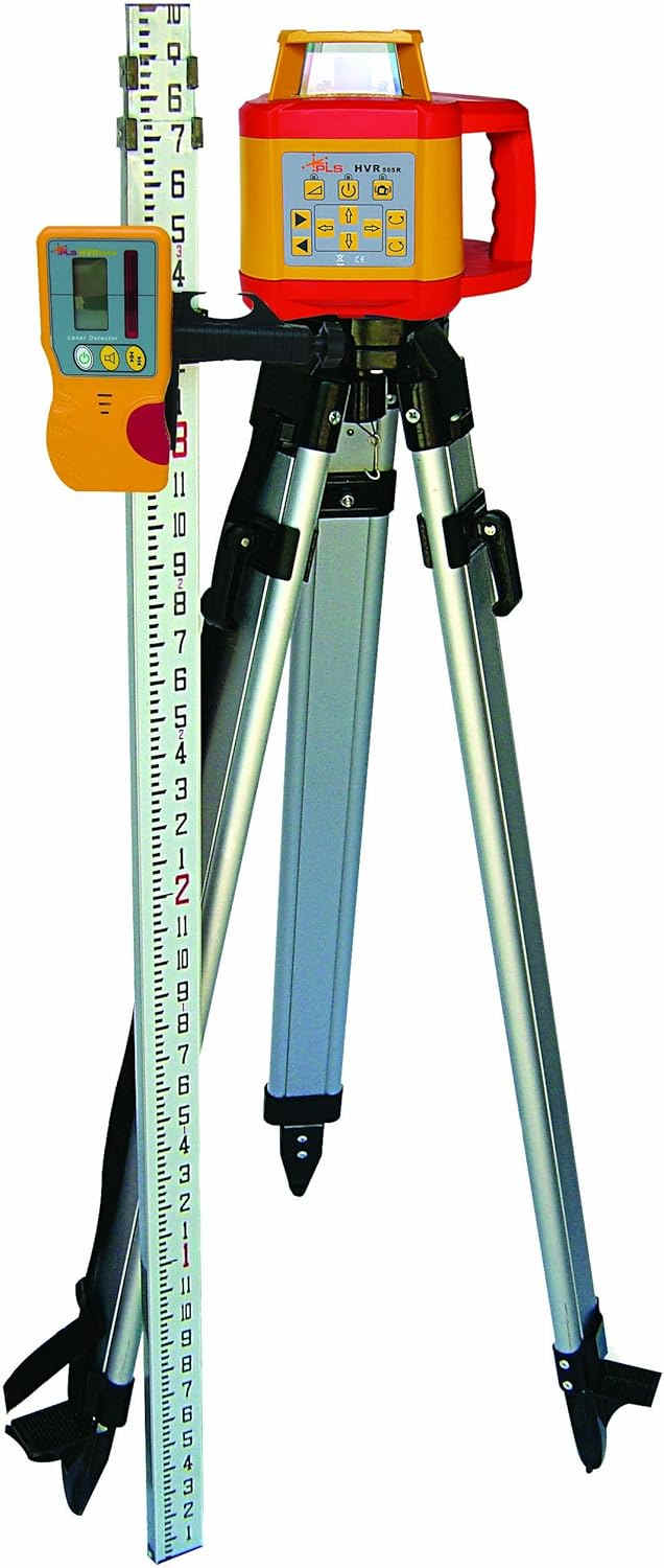 Niveau au laser avec récepteur lumineux + sonore / batterie