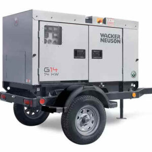Génératrice 15 kW sur remorque 110-220V / diesel