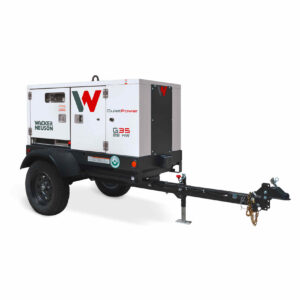 Génératrice 50 kW sur remorque 110-220-600V / diesel